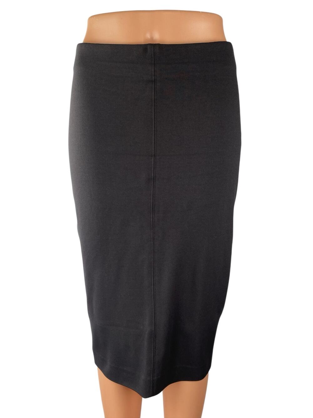 Aritzia Wilfred Women's Black High Rise Business Midi Bodycon Pencil Skirt Sz M